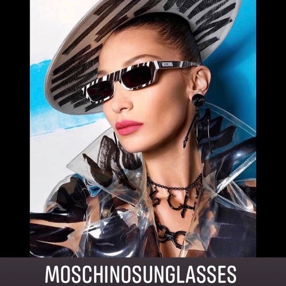 MOSCHINO new/authentic rectangular retro sunnies